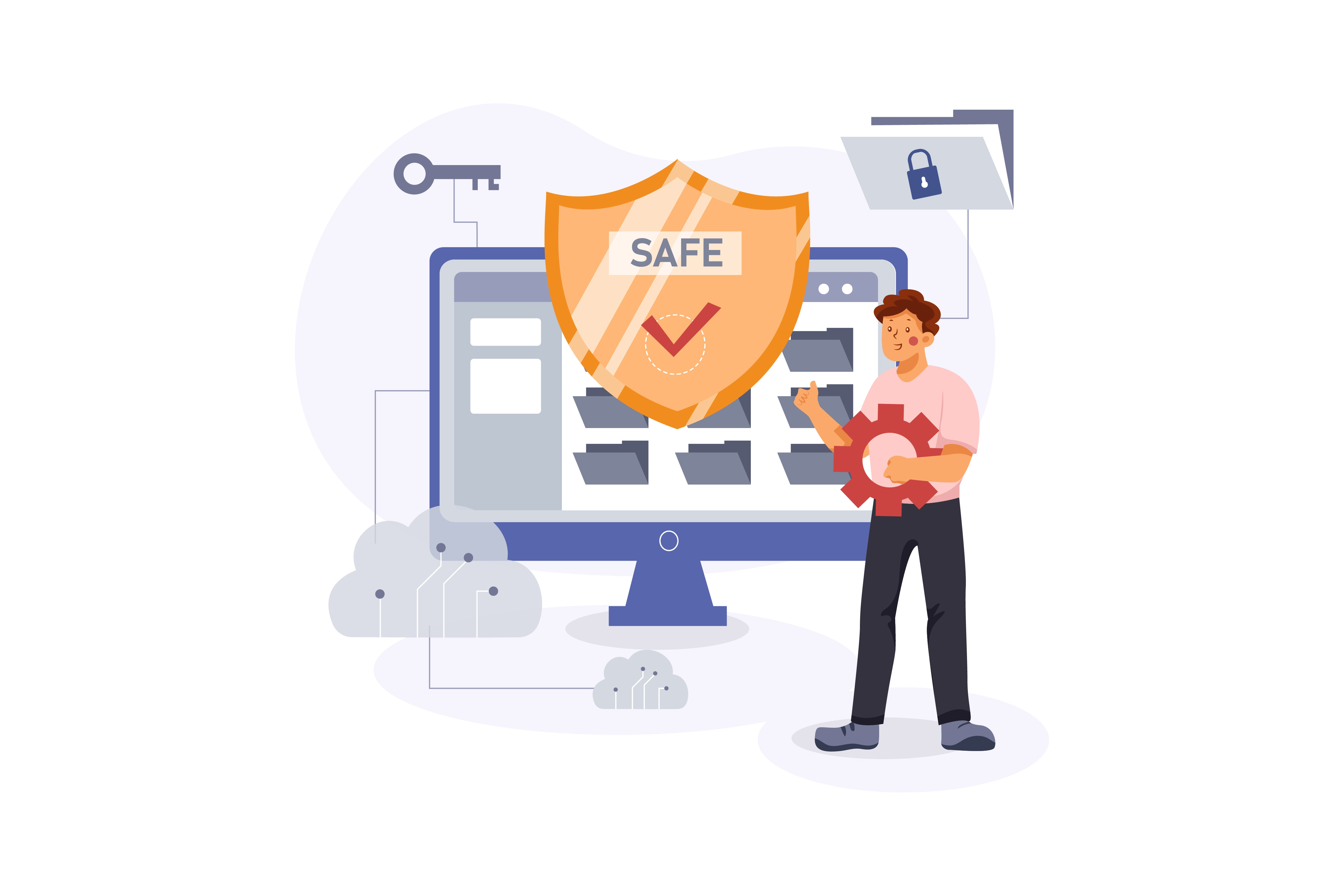 Sicherheit Illustration